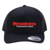 Megabass Classic Black and Red Trucker Hat