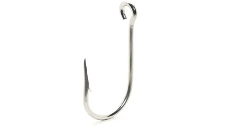 Mustad 3x Strong Salmon Siwash Hook - Open Eye