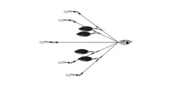 Picasso School-E-Rig Bait Ball Finesse Umbrella Rig