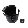 Scotty 311-BK Drink Holder w/Bulkhead Gunnel Mount