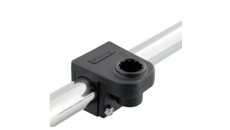 Scotty 245-BK Round Rail Mount 1-1/4