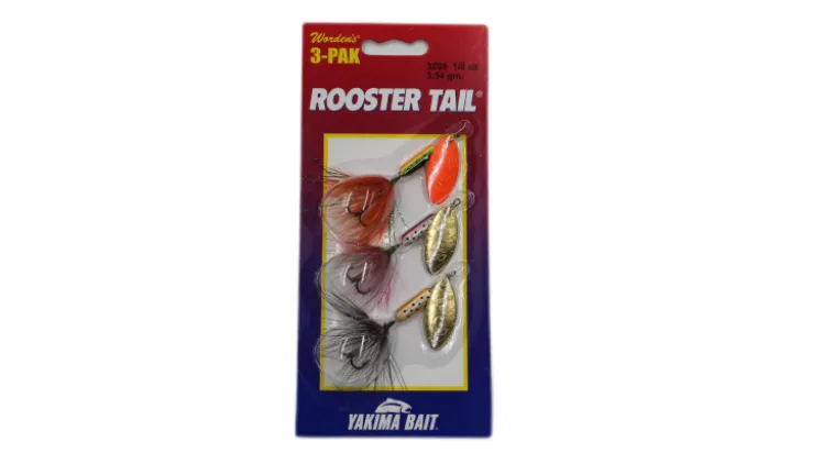 Worden's Rooster Tail 3 Pack